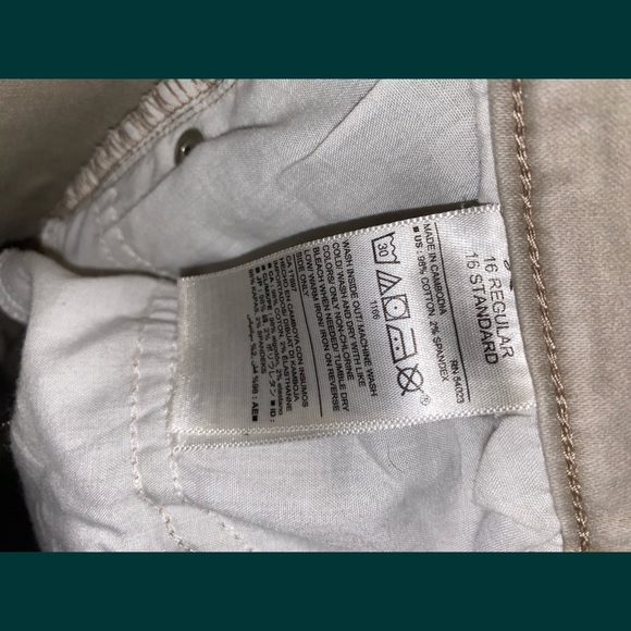 OLD NAVY mid rise rockstar jeans in cream size 16 regular see description - Picture 5 of 5